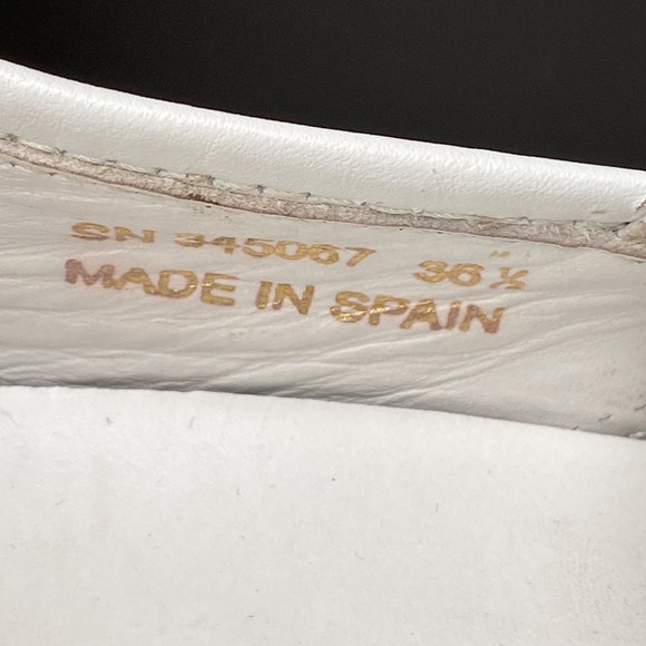 Saint Laurent White And Black Leopard Print Venice Slip-On Sneakers - Picture 12 of 16